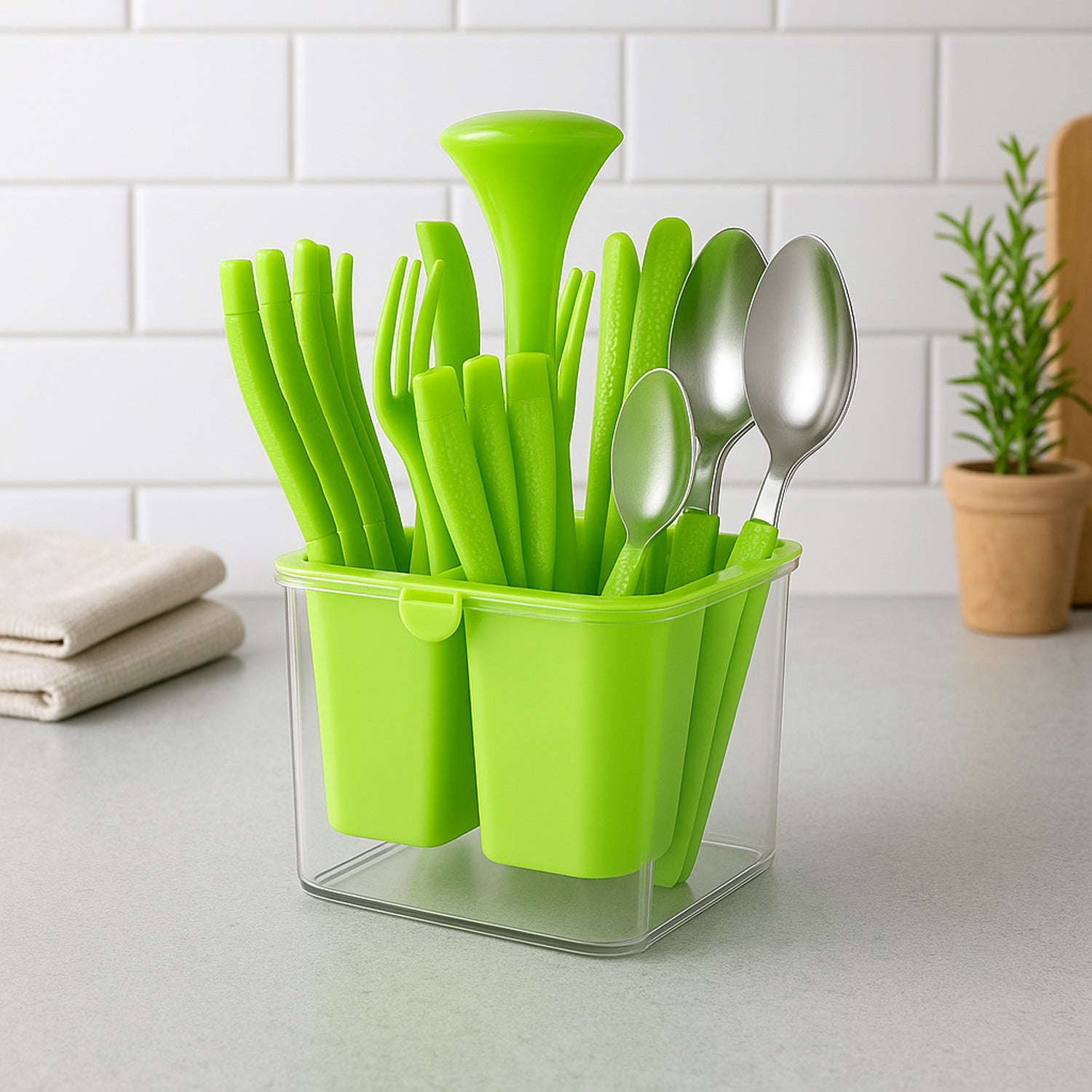 Fancy Cutlery with Holder Fancy Cutlery with Holder